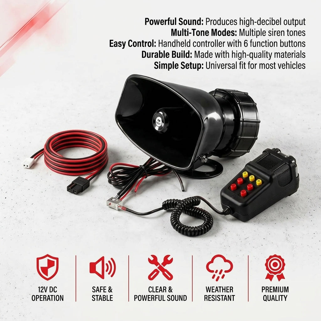 Siren Speaker 100W Hooter