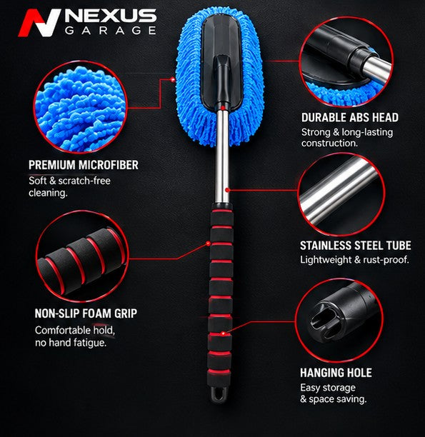 Car Mirror Cleaning Brush